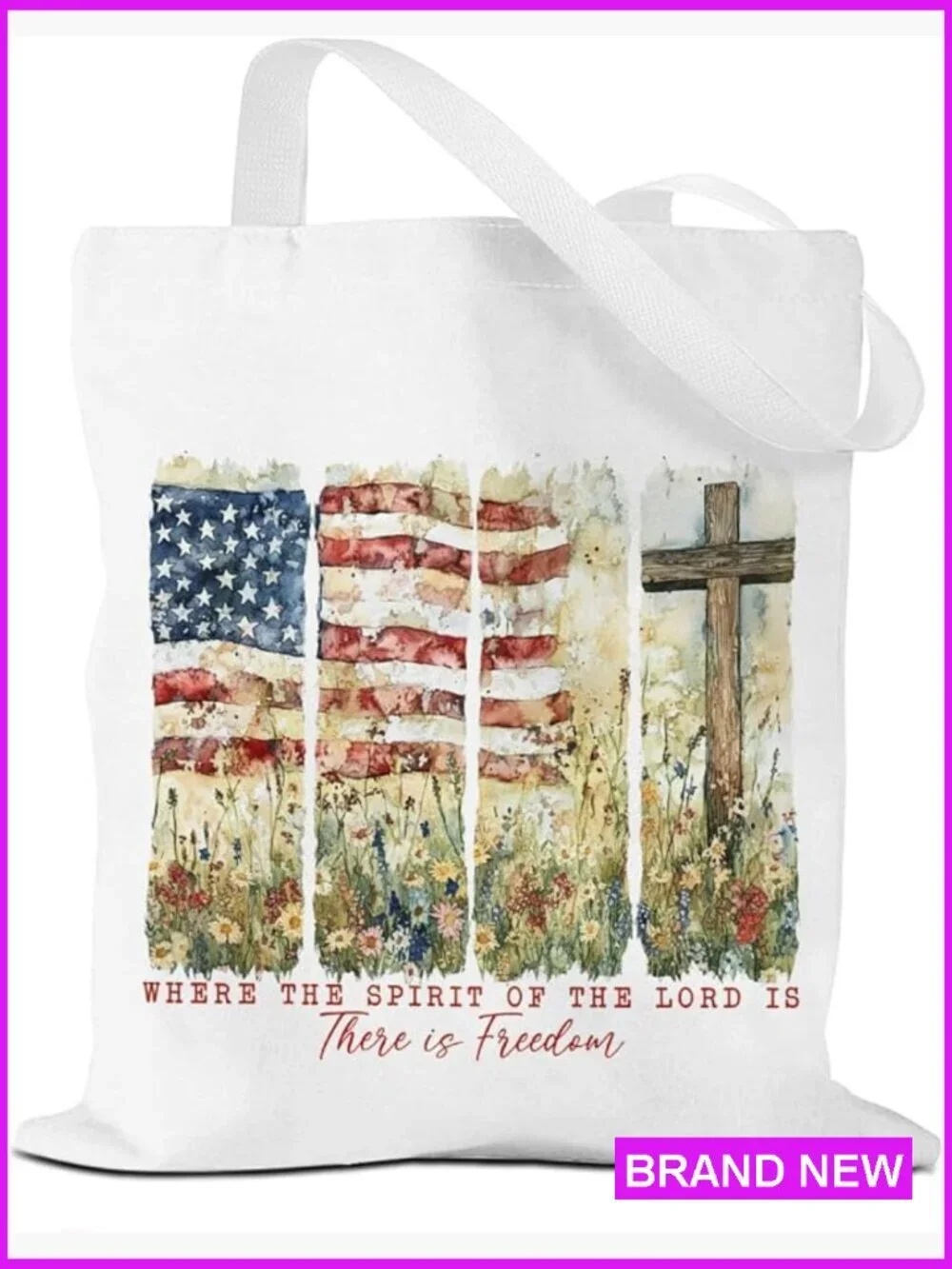 Canvas Tote Bag Reusable Grocery Shopping Shoulder Bag Work Beach Camping